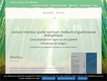 Tablet Screenshot of marie-voyance-reiki.com
